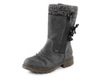 Rieker Stiefel aus Nubukmaterial ANTHRAZIT-SCHWARZ