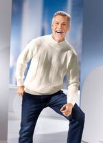 Pullover mit Strukturdessin in 3 Farben 