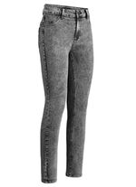 Knöchellange, figurformende Jeans GRAFIT