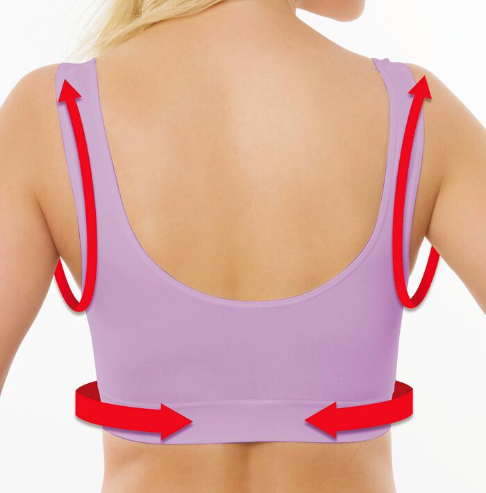 Wohlf&uuml;hl-BH, 3er-Set ROSA-LAVENDEL-BLAU