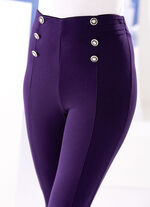 Leggings mit Zierknöpfen 