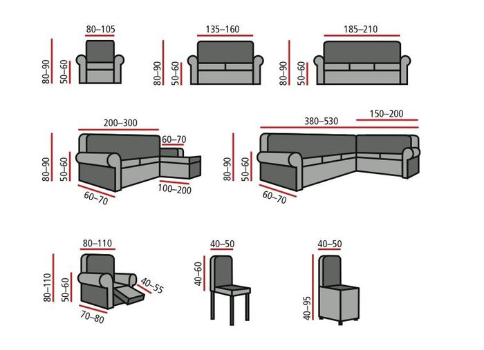 Edle und strapazierfähige Stretchbezüge in Samtoptik SILBER