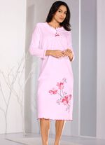 Zweierpack Nachthemden mit Knopfleiste und Zierschleife 