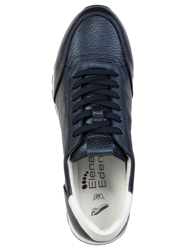 ELENA EDEN, komfortable Damen-Sneaker, Weite G, mit herausnehmbarem Fu&szlig;bett MARINE