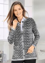 Strickjacke mit Schurwolle 
