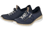 Rieker, sportliche Damen-Sneaker, mit MemoSoft Decksohle DUNKELBLAU