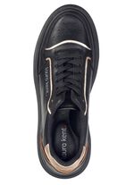 laurakent, trendige Damen-Sneaker, Weite H, mit herausnehmbarem Fu&szlig;bett SCHWARZ