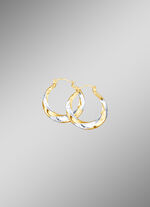 Diamantierte Creolen 