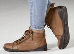 Andrea Conti, sportive Damen-Boots, mit herausnehmbarem Fußbett COGNAC