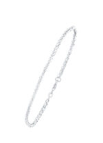 Zopfketten-Armband mit Karabiner 