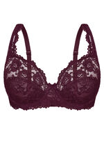 Sassa Zweierpack Bügel-BH aus Elastikspitze 1X BURGUND, 1X PUDER