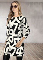 Tunika mit Allover-Druck 