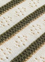 Pullover mit Glitzerakzenten ECRU-OLIV-BEIGE