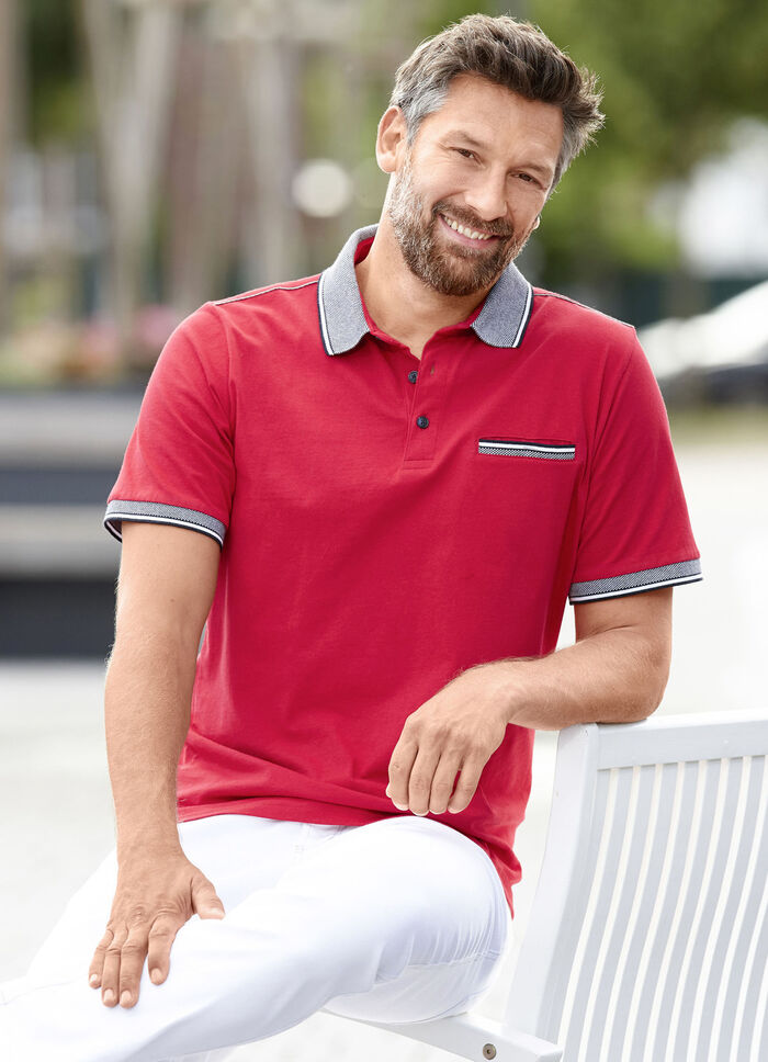 Poloshirt in 3 Farben ROT