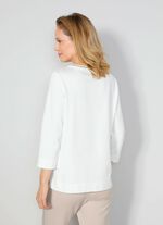 Sweatshirt mit floralem Druck-Motiv 