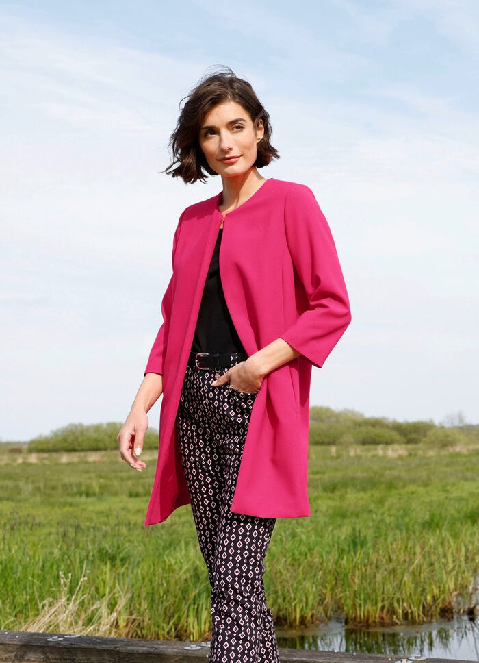 Longblazer mit Taschen PINK