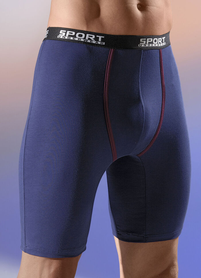 Zweierpack Longpants mit Elastikbund 