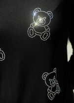 Shirt mit Bärchen-Strasszier 