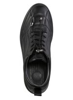 Gemini Sneaker mit dekorativer Steppung SCHWARZ