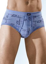 F&uuml;nferpack Slips aus Feinripp mit Eingriff 