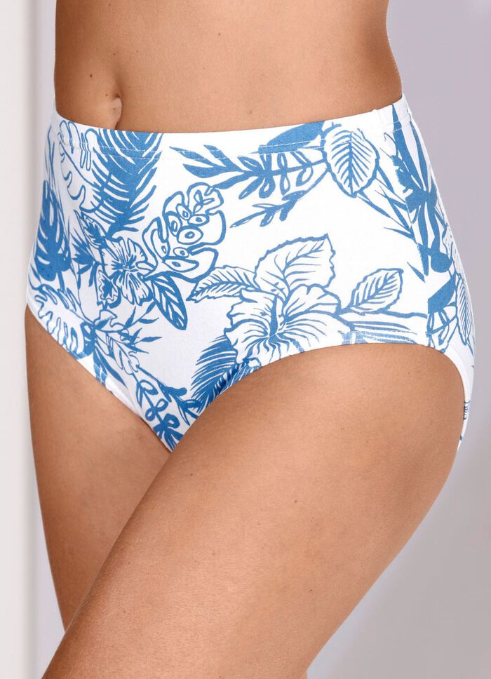 Viererpack Slips mit Floraldruck 