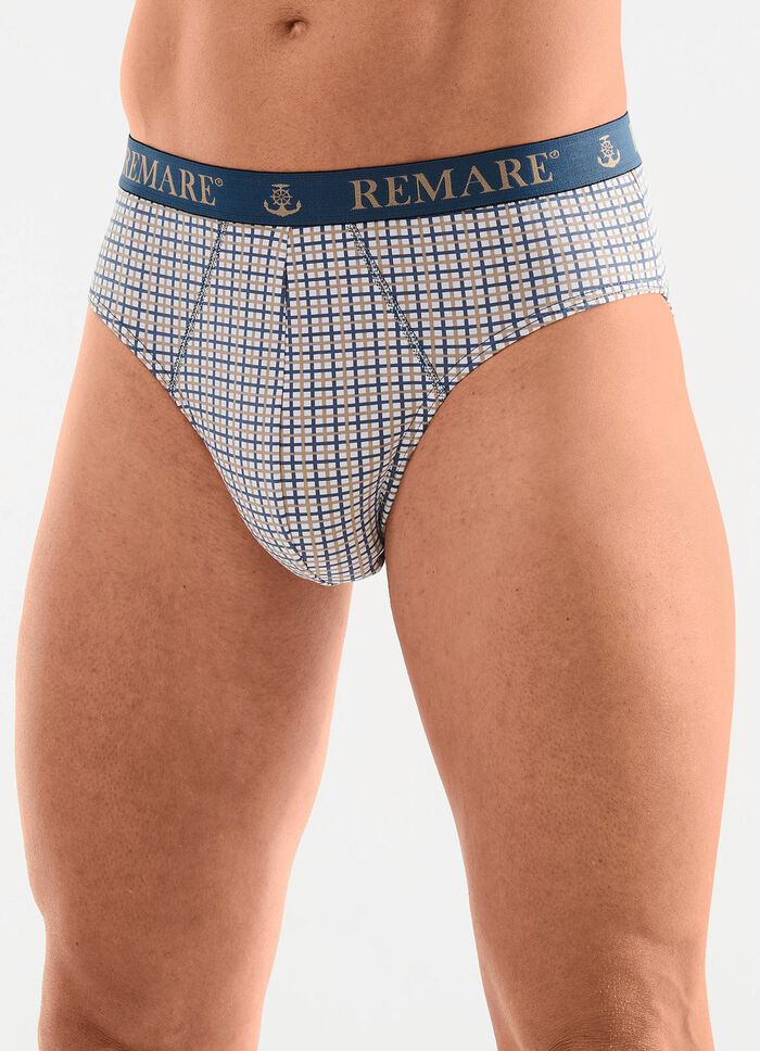 F&uuml;nferpack Slips mit Karodessin 