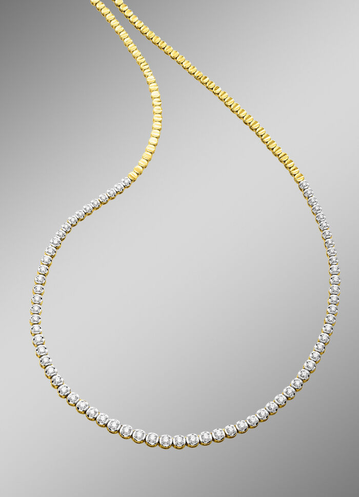 Edle Halskette mit Brillanten 