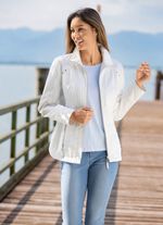 Jacke mit Reißverschlusstaschen CREME