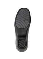 ELENA EDEN, bequeme Damen-Slipper, Weite H, mit herausnehmbarem Fußbett SCHWARZ-CHIANTI-GRAU