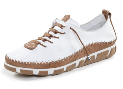 Gemini Schnürschuh mit dezenter Knitter-Struktur 