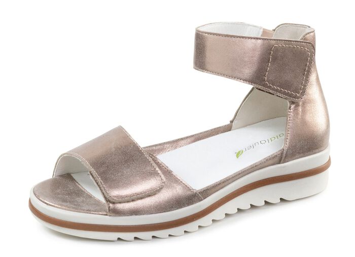 Waldl&auml;ufer Sandale mit herausnehmbarem Lederfu&szlig;bett 