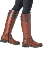 Remonte, gefütterte Damen-Stiefel, Winterschuhe, Weite G, mit Reißverschluss MARONE-MOKKA