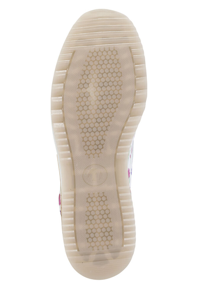 ELENA EDEN, modische Damen-Sneaker, Weite H, mit herausnehmbarem Fußbett WEISS-BUNT