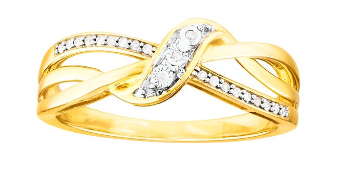 H&uuml;bscher Damenring mit 21 Diamanten 