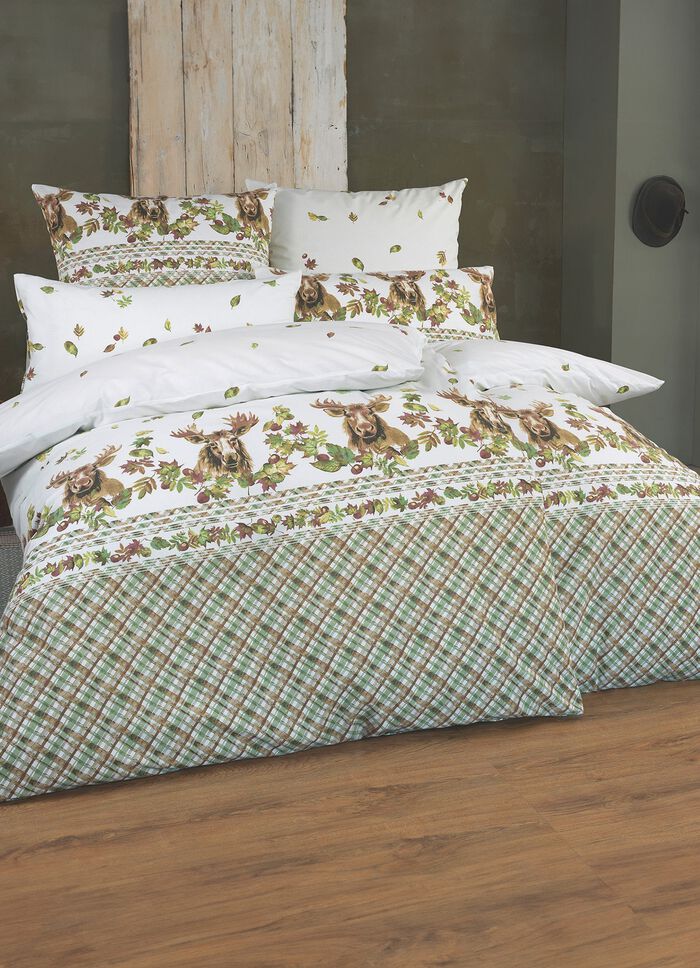 Bettw&auml;sche-Garnitur mit Rei&szlig;verschluss 