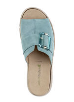 Waldläufer Pantolette mit Zier-Schließe JADEGRÜN