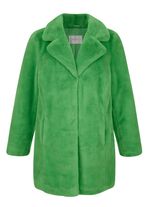 Webpelzjacke mit Reverskragen GRÜN