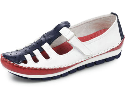 Gemini Mokassin-Slipper in sommerlichem Design 