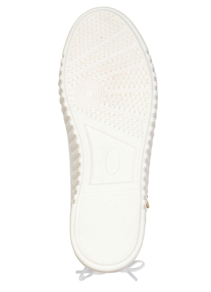 ELENA EDEN, sytlische Damen-Boots, Weite H, mit herausnehmbarem Fu&szlig;bett WEISS