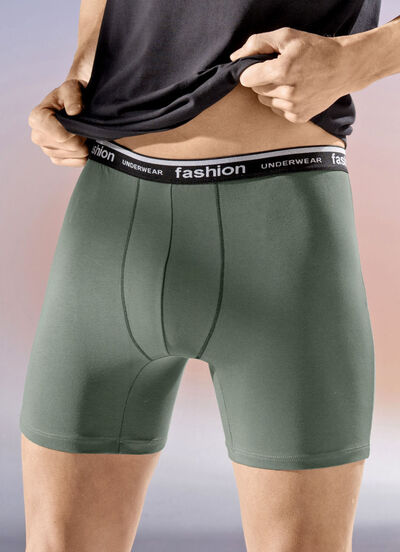 Viererpack Pants mit Elastikbund 