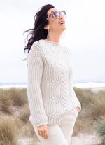 Pullover in flauschig weichem Grobstrick 