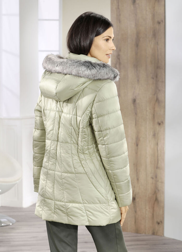 Jacke mit abnehmbarer Kapuze LINDGRÜN