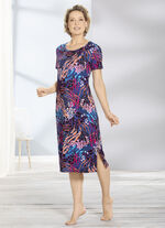 Hauskleid in Animal-Optik 
