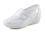 ELENA EDEN Slipper mit Zier-Knopf und Elastikeinsatz PERLGRAU