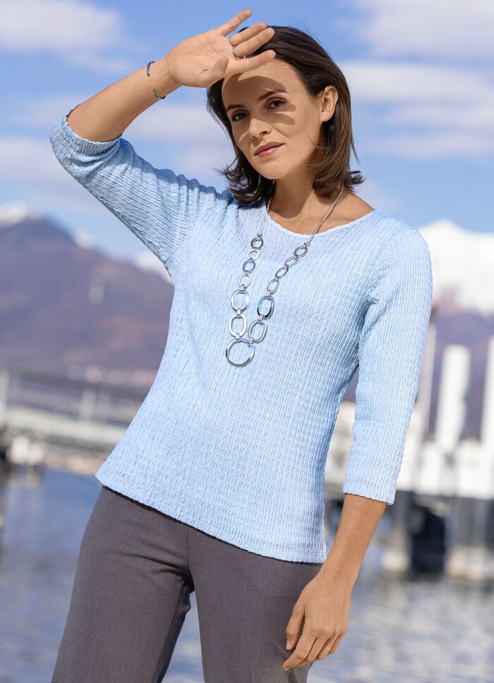 Shirt mit 3/4-langen &Auml;rmeln 