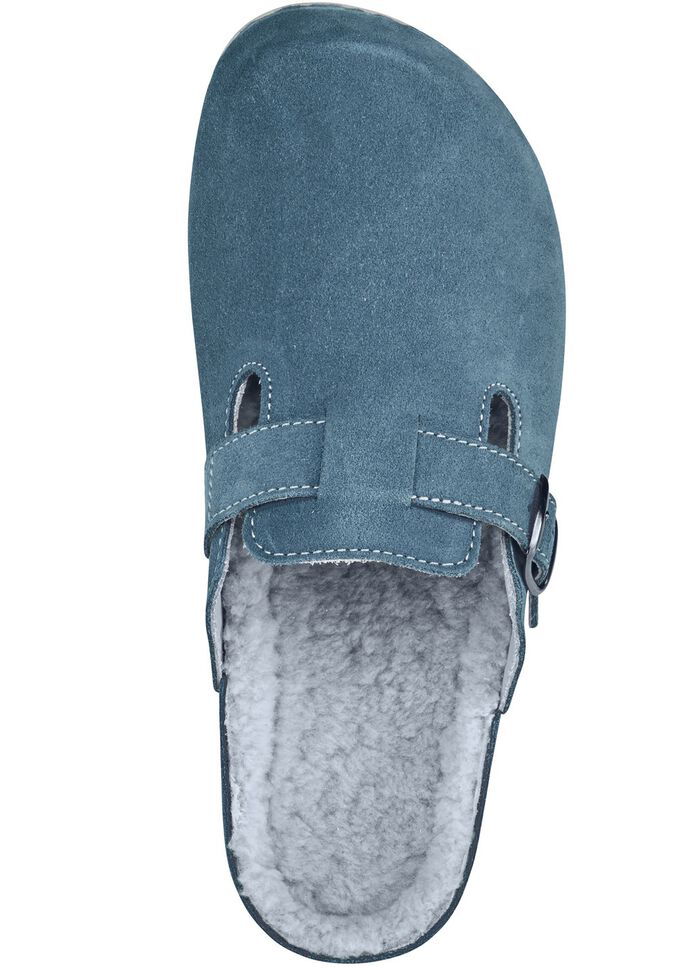 Mubb, klassische Damen-Hausschuhe, Weite H, mit Lammfell 