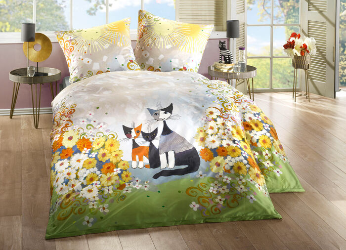 Exklusive Bettwäsche-Garnitur mit Rosina Wachtmeister-Motiv 