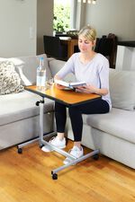 H&ouml;henverstellbarer Komfort- und Betttisch 