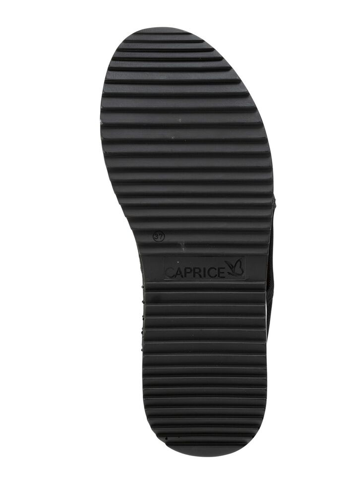 Caprice Sandale mit schwarzen Glitzersteinchen 