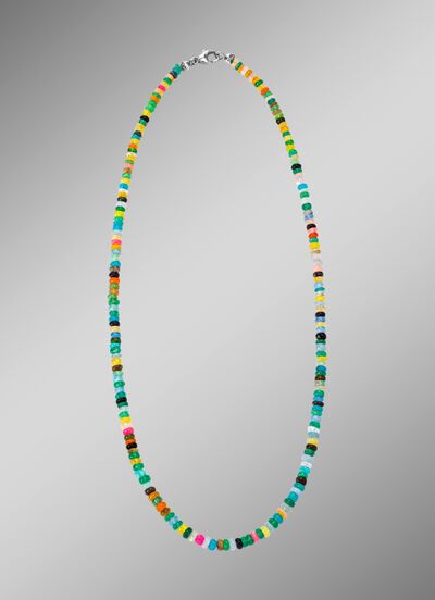 Halskette mit Multi Kristallopal 